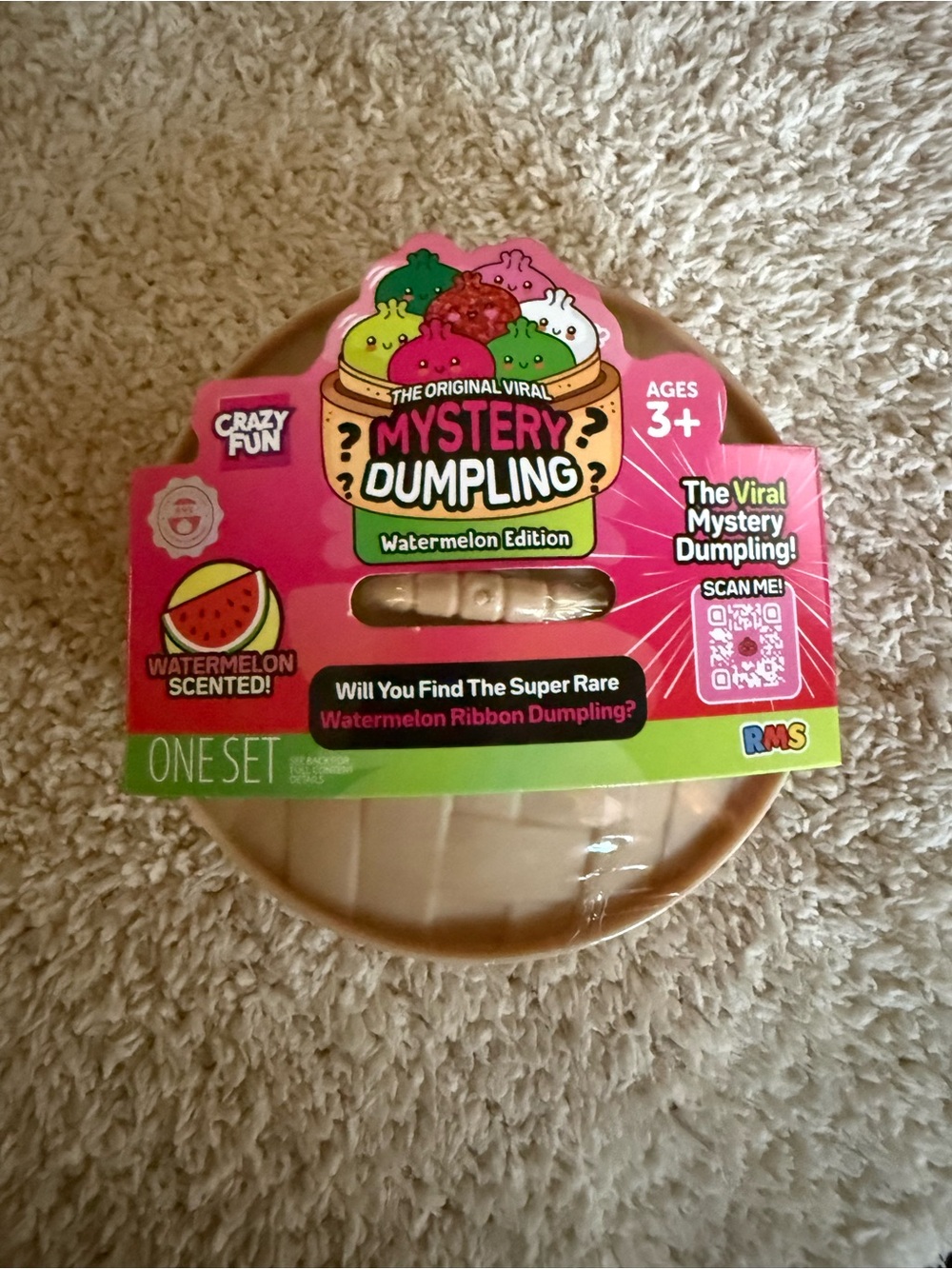 Mystery Dumpling Watermelon Edition Scented Collectible - Pink Packaging